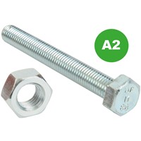 Bagged Hex Set Screws & Nuts - A2 St. Steel