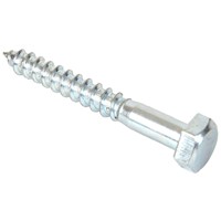 Bagged Coach Screws - BZP - M6